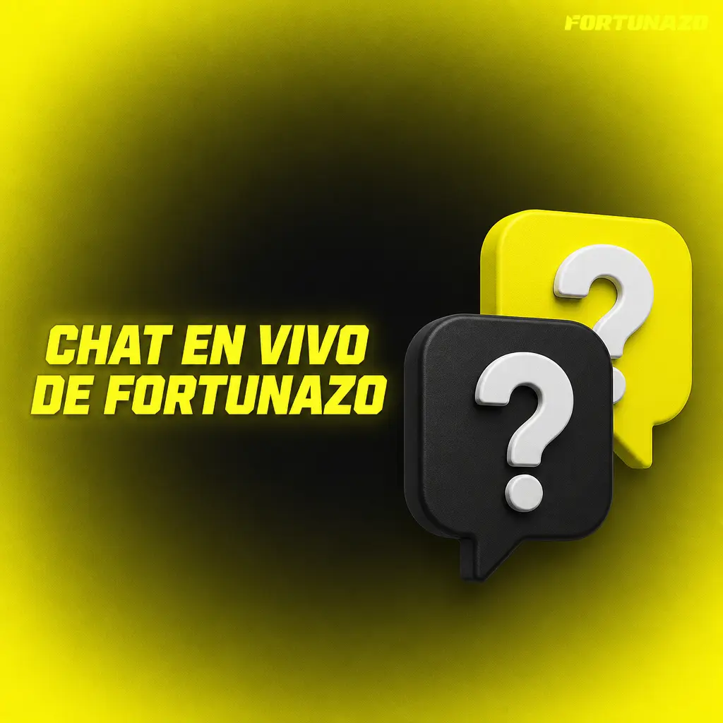 Chat en vivo de Fortunazo: soporte 24/7 en español para consultas sobre depósitos, retiros y verificación de cuenta.