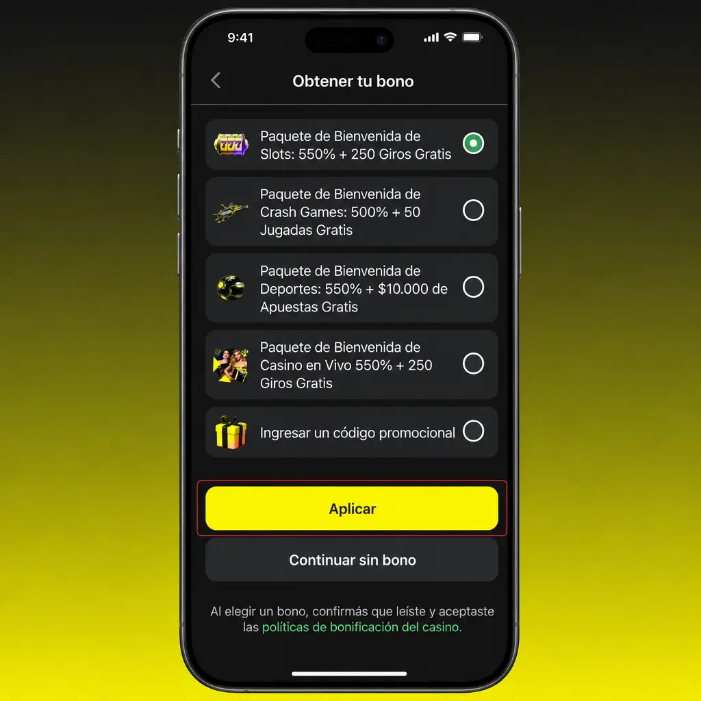 Pasos para crear una cuenta en Fortunazo: completar datos, verificar código y activar el bono de bienvenida.