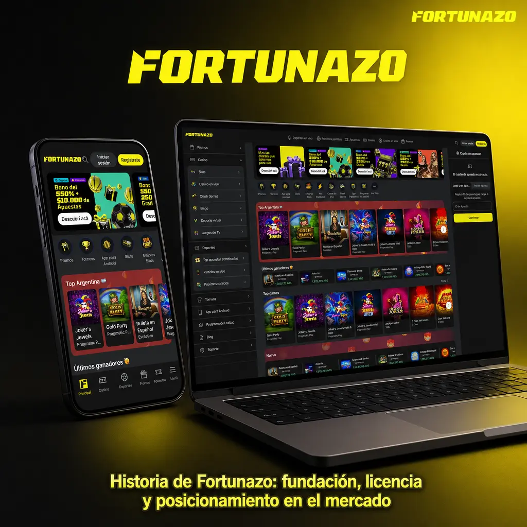 Historia de Fortunazo: fundación, licencia en Curazao y posicionamiento en el mercado argentino de apuestas y casino online.